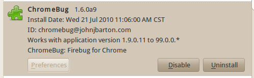 ChromeBug 1.6.0a9
